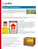 PDF document of Tiltwatch Indicator Overview