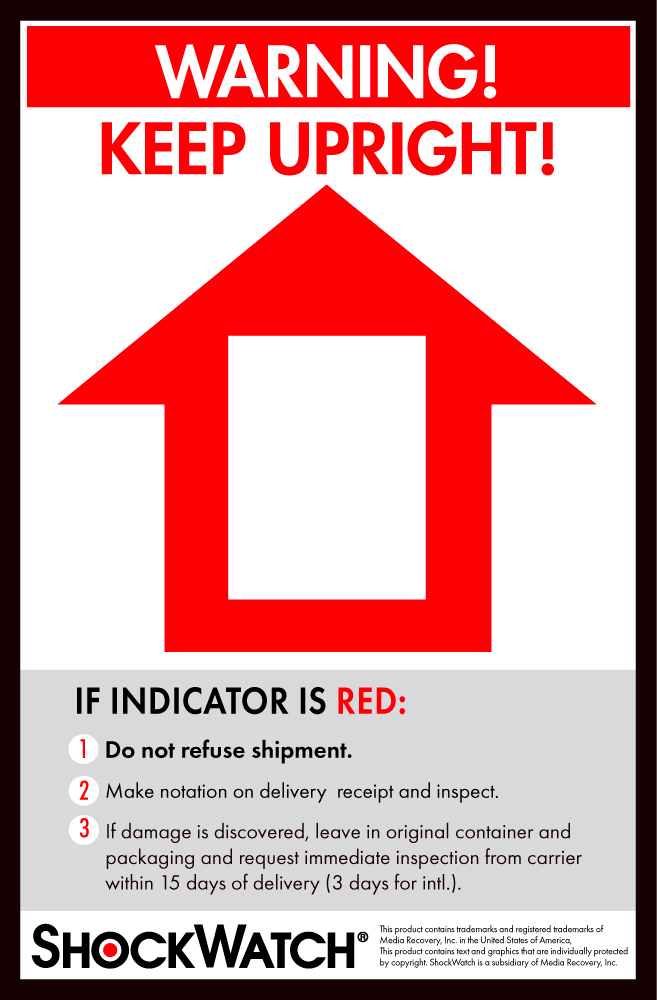 TiltWatch XTR Companion Labels - 200 Labels