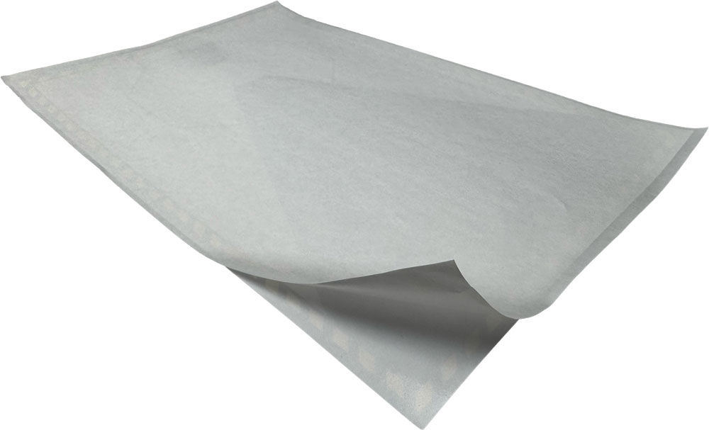 Self Adhesive Back of a Shock Indicator Companion Label Flat Packed