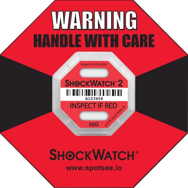 ShockWatch 2 50G Impact Indicator Red Ring Label ShockWatch 2 50G Impact Indicator Red Ring Label