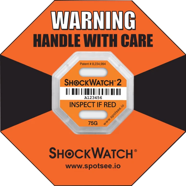 ShockWatch 2 75G Impact Indicator with Ring Label ShockWatch 2 75G Impact Indicator with OrangeRing Label