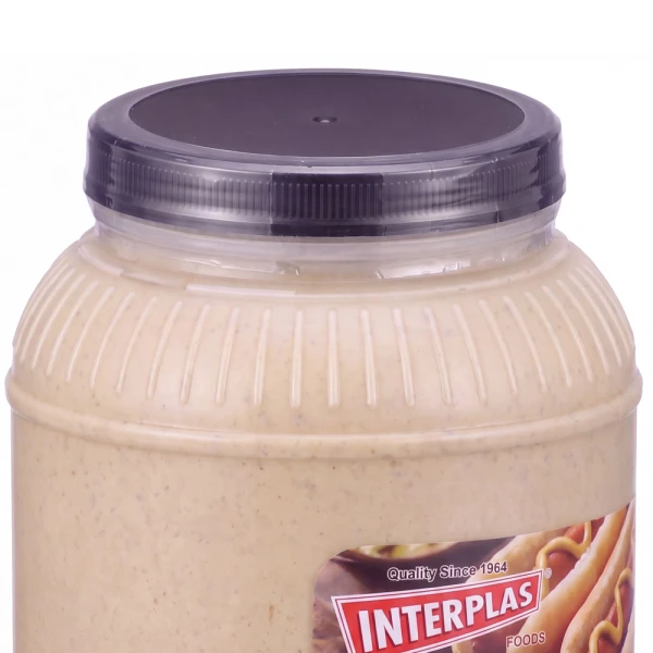 152 mm x 33 mm + 7 mm Preform Shrink Bands on One Gallon Container Lid of One Gallon Container with 152mm x 33mm + 7 mm Preform Shrink Bands