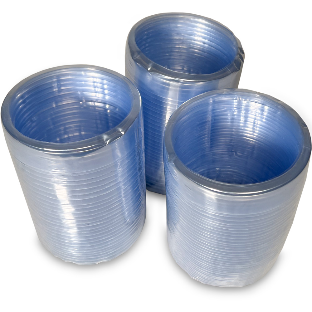 Stacks of 192mm x 25mm + 7 mm Preform Shrink Bands