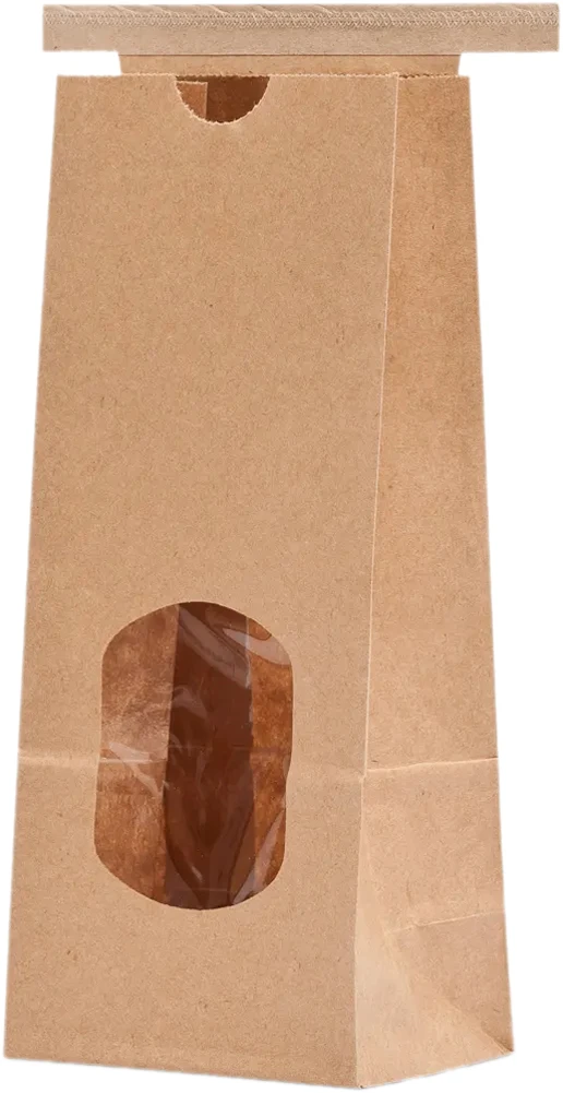 1/2 lb Tin Tie Kraft Bag with Window 1/2 lb Tin Tie Kraft Bag with Window