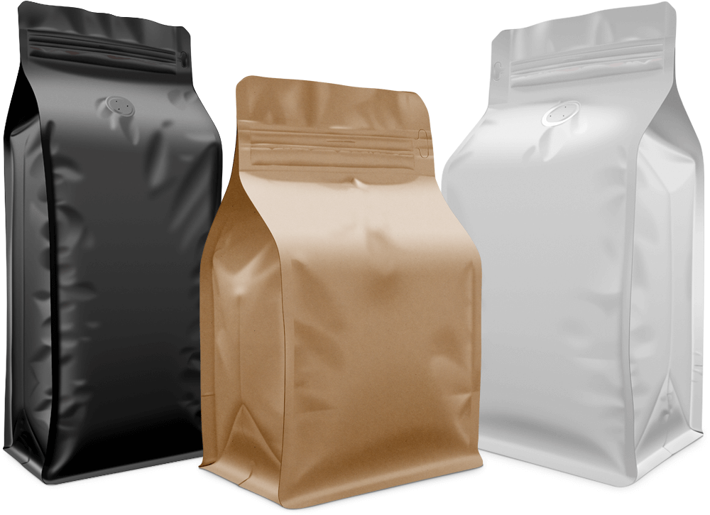Block Bottom Gusset Bags