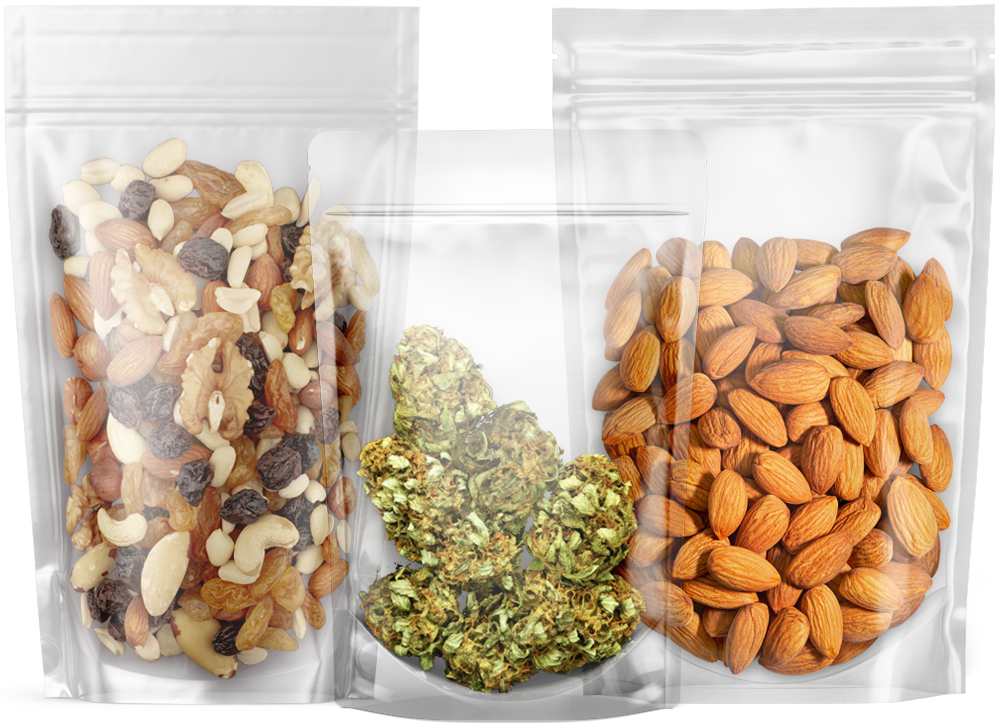 Clear Stand Up Pouch Bags