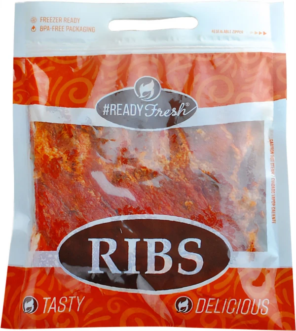 10 x 12 #ReadyFresh 1/2 Rack Rib Pouch