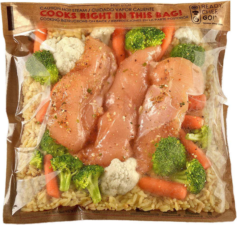 10.8 x 7.9 Ready. Chef. Go! Self Seal Brown Cooking Bags for Microwave or Oven