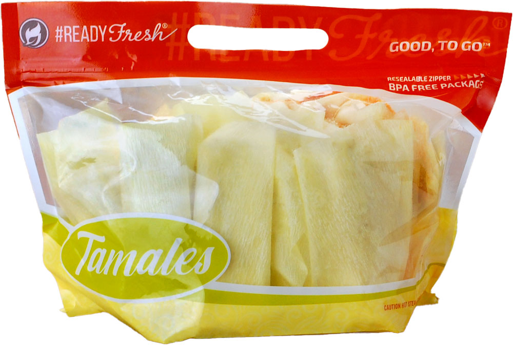 12 x 8.25 + 5.5 #ReadyFresh Tamales Pouch
