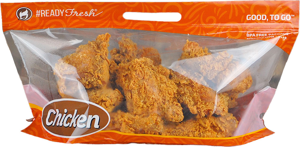 17 x 9 + 7 #ReadyFresh Grab-N-Go Chicken Pouch - 12 Piece Chicken