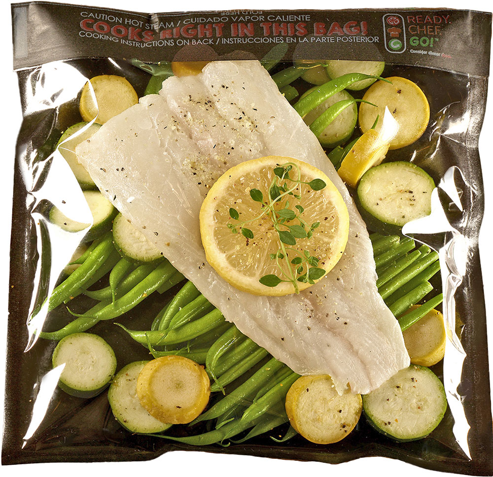 8.9 x 10.8 Ready Chef Go! Self Seal Black Cooking Bags for Microwave or Oven