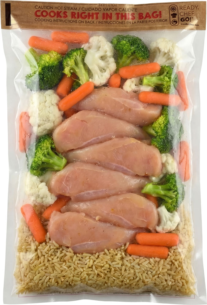 8.9 x 15.7 Ready. Chef. Go! Self Seal Microwave and Oven Cooking Bag