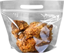 9" x 8" + 5" #ReadyFresh Grab-N-Go Clear Pouch