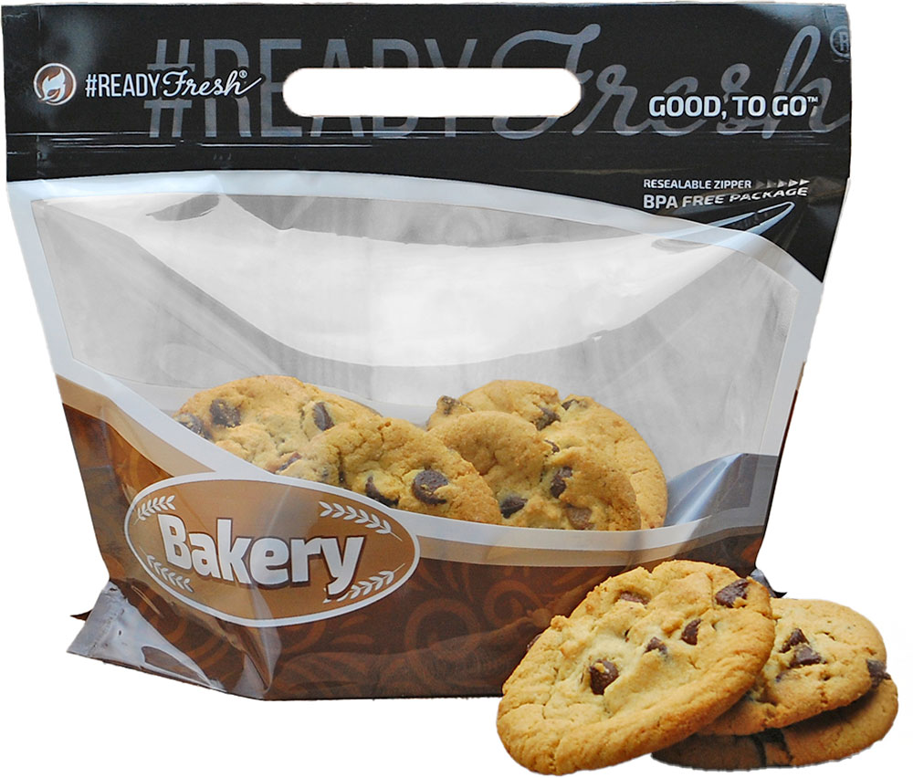 9.5 x 8 + 5 #ReadyFresh Grab-N-Go Cookie Pouchs - 6 Cookies