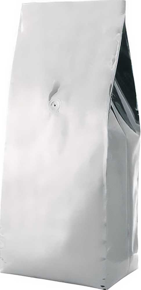 Silver 5 lbs Side Gusset Bags with Valve Silver 5 lbs Side Gusset Bags with Valve