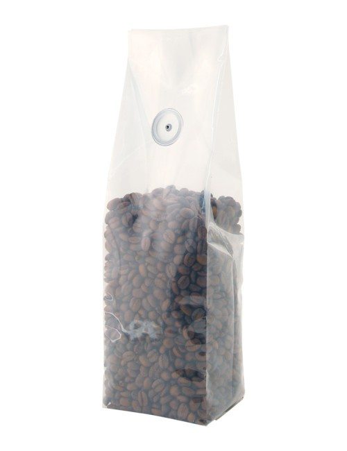 Clear 2 oz. Side Gusset Bags with Valve Clear 2 oz. Side Gusset Bags with Valve