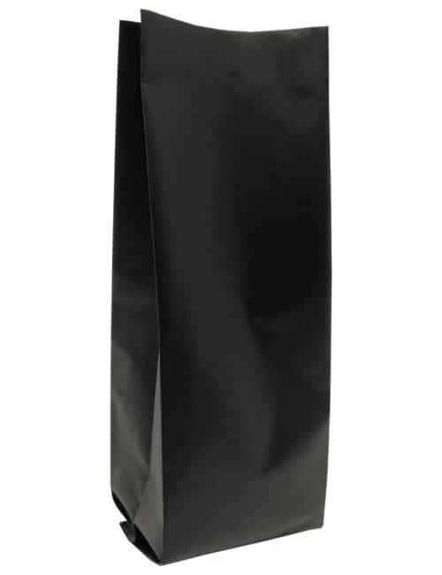 Matte Black 8 oz. Side Gusset Bags Matte Black 8 oz. Side Gusset Bags
