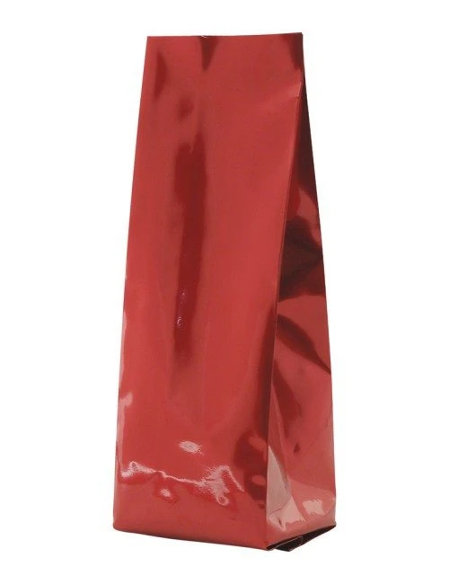 Red 8 oz. Side Gusset Bags