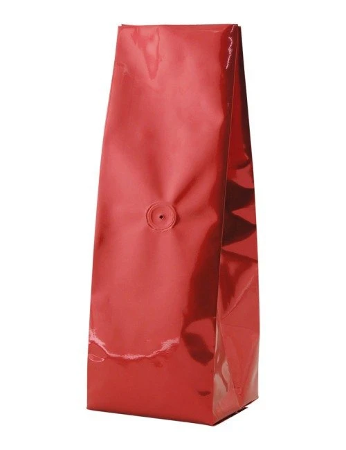 Red 8 oz. Side Gusset Bags with Valve Red 8 oz. Side Gusset Bags with Valve