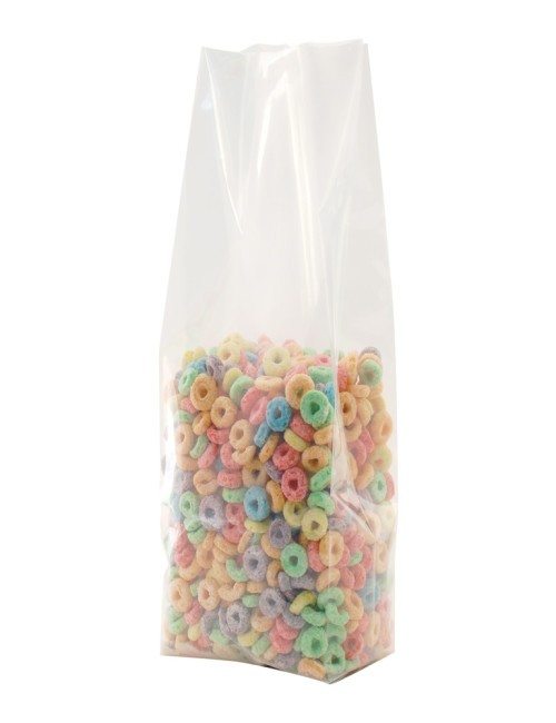 Clear 16 oz. Side Gusset Bags