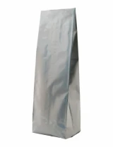 Silver 16 oz. Side Gusset Bags