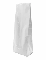 White 16 oz. Side Gusset Bags