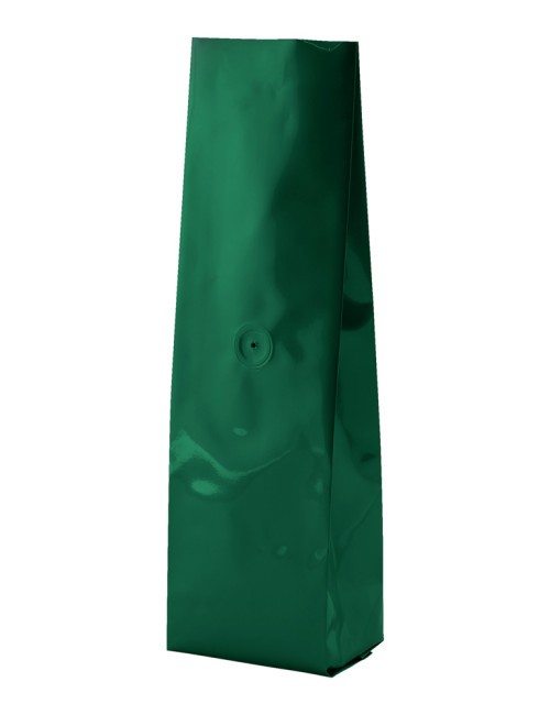 16 oz Side Gusset Bags with valve with PET ALU LLDPE