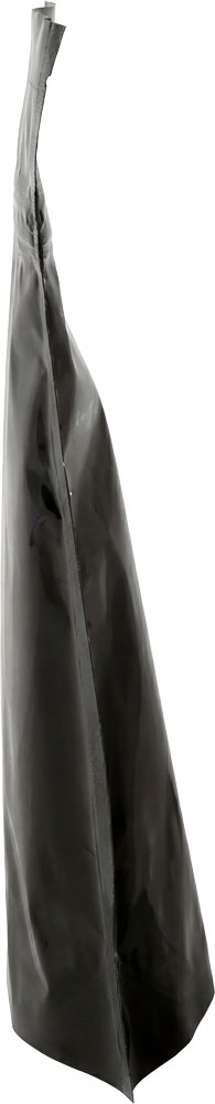 Side View of 3.5 x 6 + 2 Child Resistant Stand Up Pouches