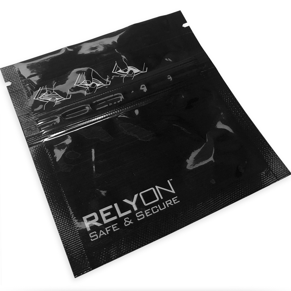 Black 3.75 x 4 Child Proof Exit Bags