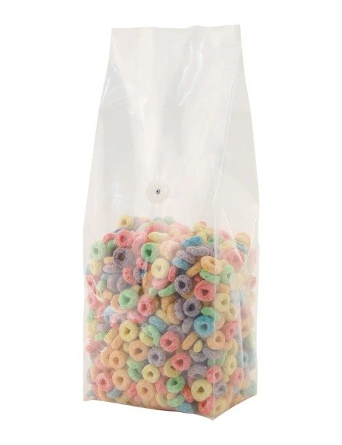 Clear 2 lbs Side Gusset Bags with Valve 2 lbs Side Gusset Bags with valve with PET LLDPE
