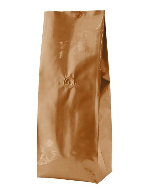Copper 2 lbs Side Gusset Bags with Valve