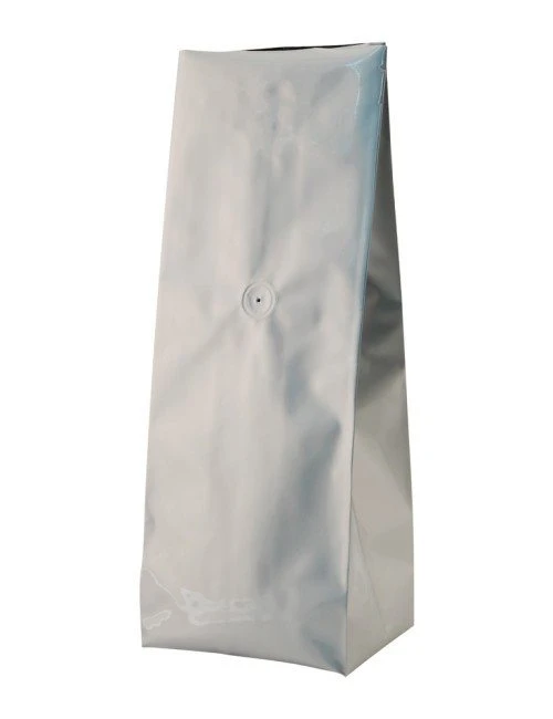 Silver 2 lbs Side Gusset Bags with Valve Silver 2 lbs Side Gusset Bags with Valve