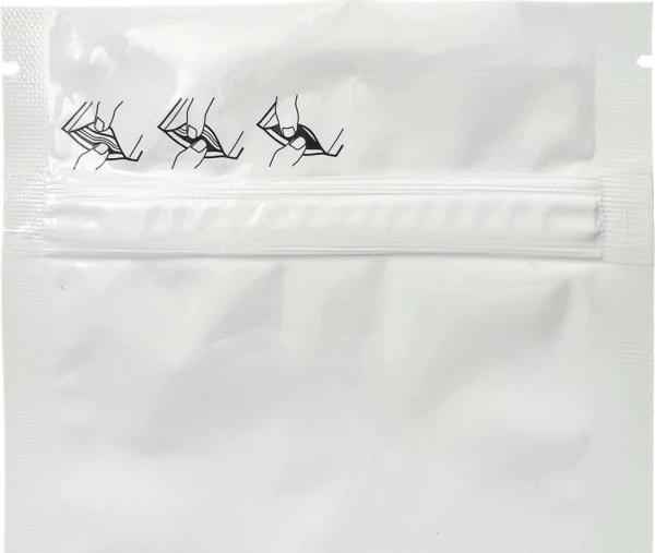 5 x 8 + 2.5 Child Resistant Stand Up Pouches Top of Bag Top of Bag 5 x 8 + 2.5 Child Resistant Stand Up Pouches