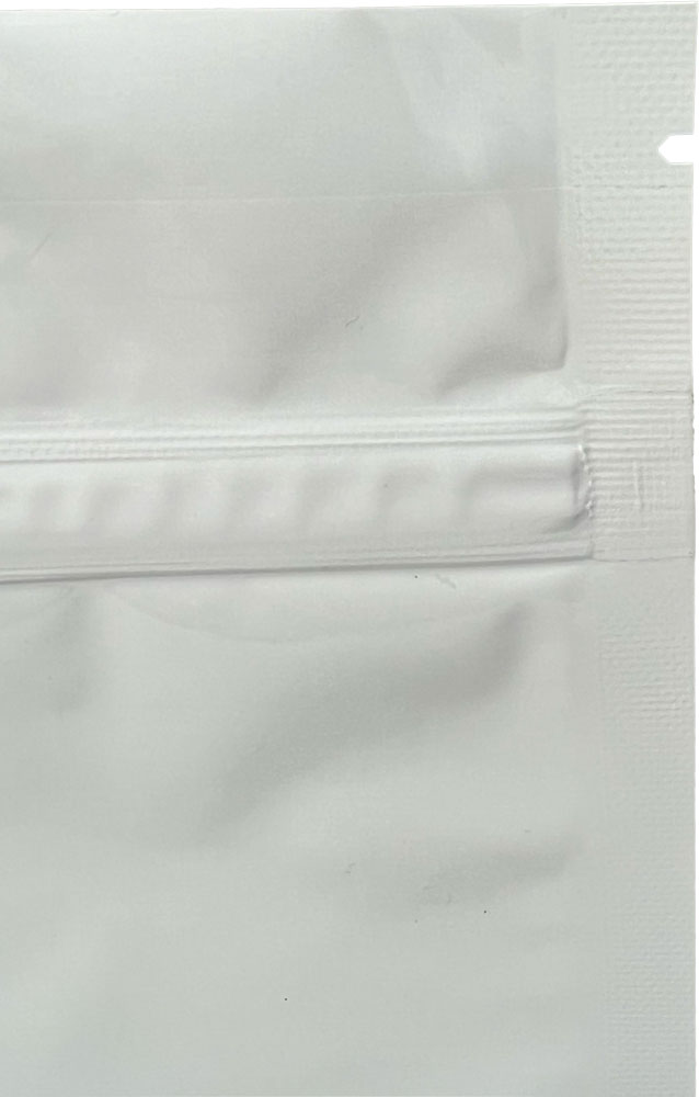 Tear Notch of 5 x 8 + 2.5 Child Resistant Stand Up Pouches