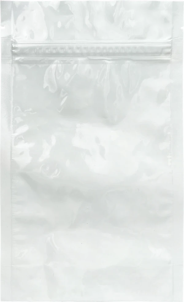 6 x 10 + 2.5 White Child Resistant Stand Up Pouches Side 2 Side 2 White 6 x 10 + 2.5 Child Resistant Stand Up Pouches
