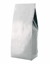 Silver 5 lbs Foil Side Gusset Bags