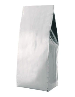 Silver Foil 5 lbs Foil Side Gusset Bags