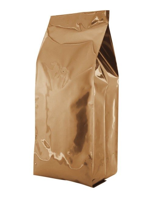 Copper 5 lbs Side Gusset Bags with Valve Copper 5 lbs Side Gusset Bags with Valve