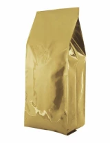 Gold 5 lbs Side Gusset Bags with Valve