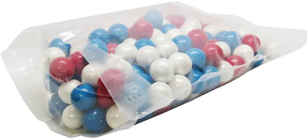 2 lb Stand Up Zipper Pouch Bags - 9x13 1/2 + 4 3/4 CLEAR - PET/LLDPE Bottom Gusset