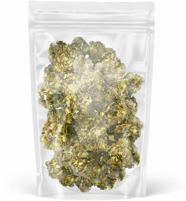 Clear 12 oz. Stand Up Pouch (28 Grams, 1 Oz Flower)