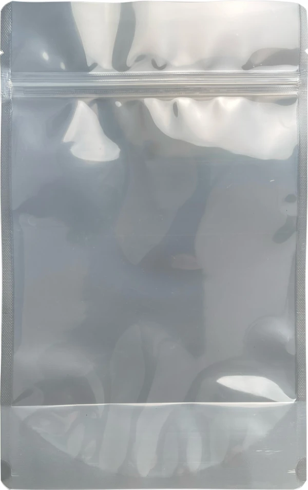 Clear 16 oz. Stand Up Pouch 16 oz Stand Up Zipper Pouch Bags - 7x11 1/2 + 4 CLEAR - PET/LLDPE