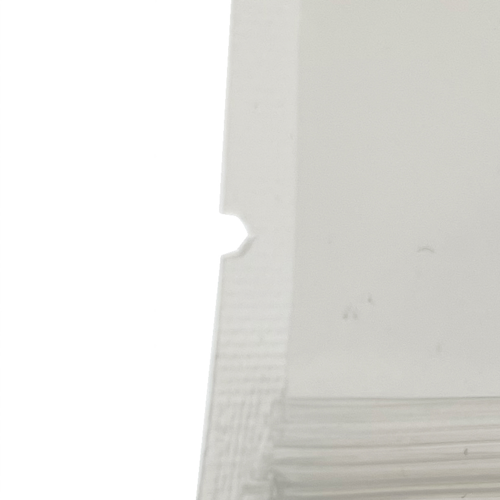 16 oz Stand Up Zipper Pouch Bags - 7x11 1/2 + 4 CLEAR - PET/LLDPE Tear Notch