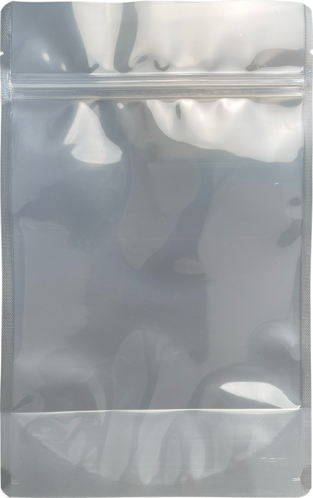 16 oz Stand Up Zipper Pouch Bags - 7x11 1/2 + 4 CLEAR - PET/LLDPE