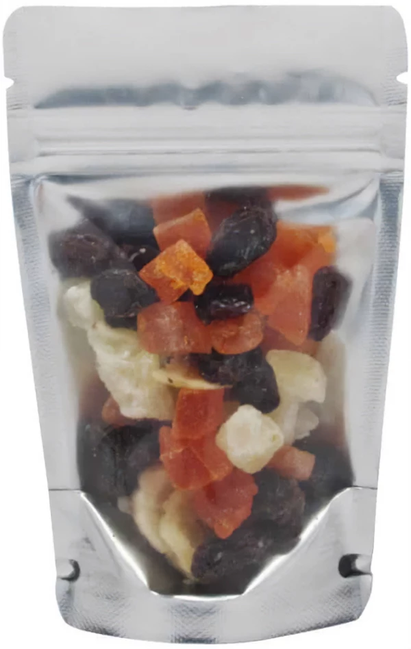 1 oz Stand Up Pouch Clear/Black PET/ALU/LLDPE