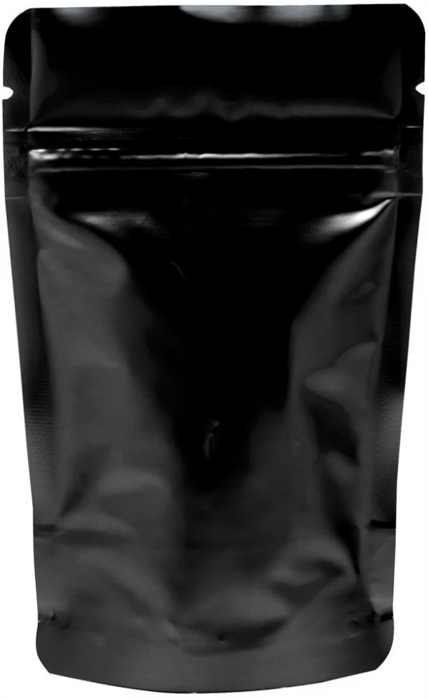 Clear/Black 1 oz. Stand Up Pouch Back 1 oz Stand Up Pouch Clear/Black PET/ALU/LLDPE Back