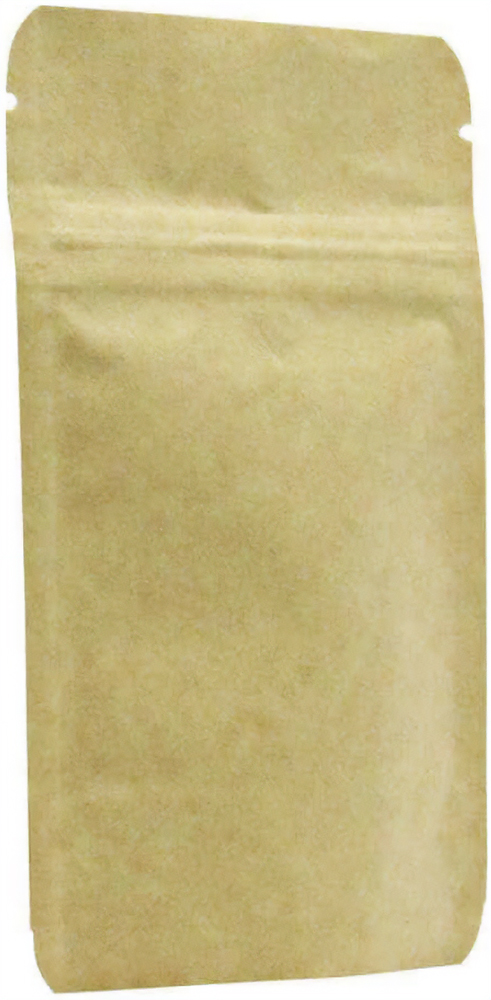 1 oz Metalized Stand Up Pouch Kraft KRAFT/VMPET/LLDPE Side
