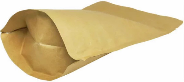 Kraft 12 oz. Stand Up Pouch Bags Bottom Gusset 12 oz Stand Up Pouch Kraft PET/ALU/LLDPE Bottom Gusset