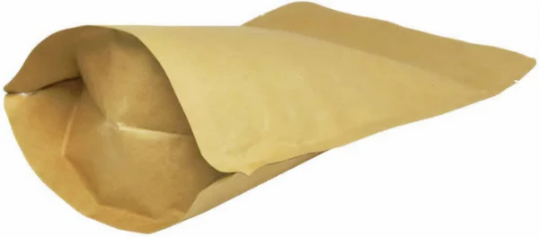 16 oz Stand Up Pouch with valve Kraft KRAFT/ALU/LLDPE with Valve Bottom Gusset
