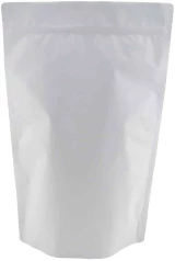 Matte White 5 lb Stand Up Pouch